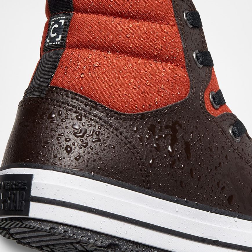 Ghete Iarna Barbati Converse Chuck Taylor All Star Berkshire Apa Resistant Inalti Maro Portocalii Negrii | RO ULWEF190